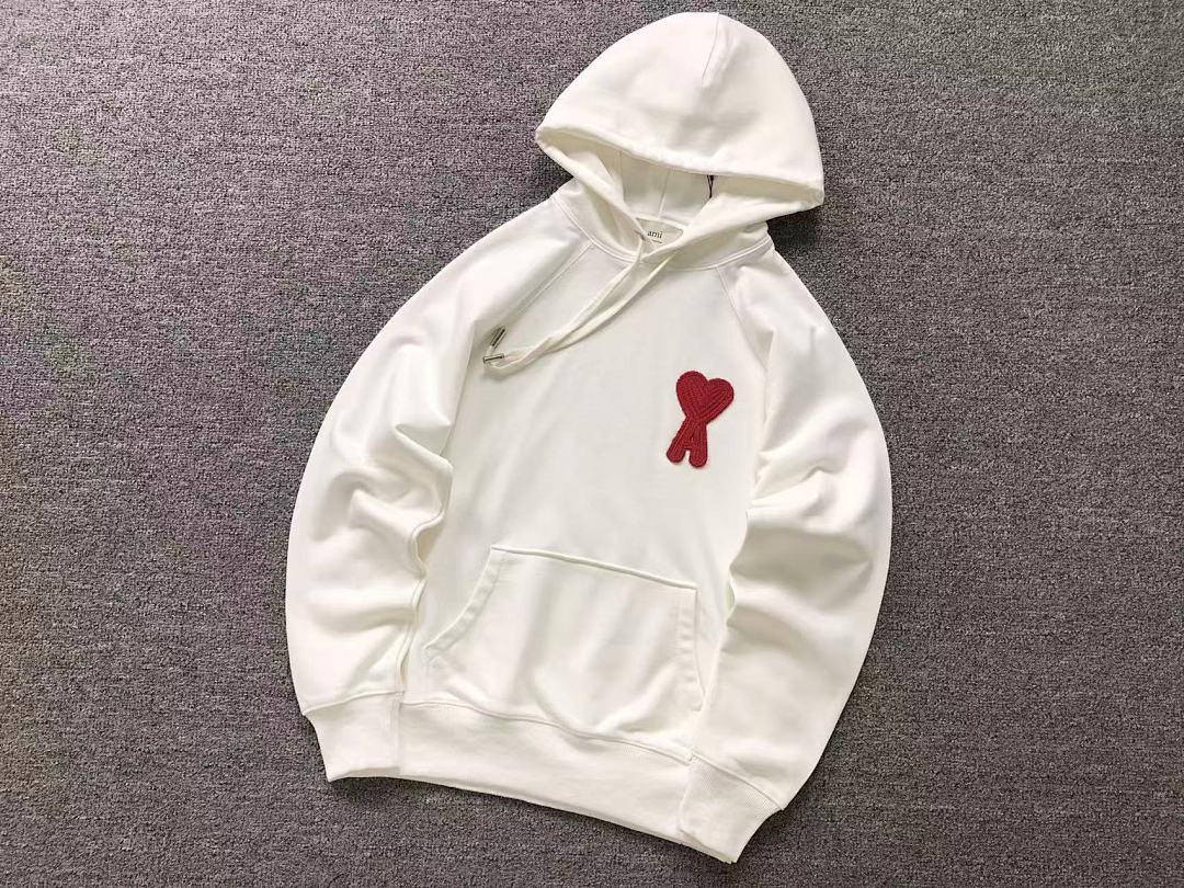 AMI 158 AMI HOODIE 3201123017 (Im 170Cm 60Kg I Wear Size S In The Phot) - Image 7