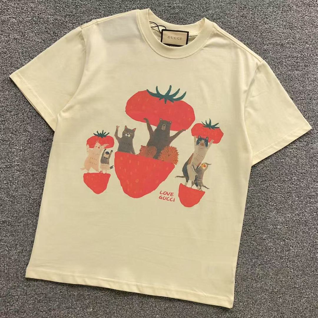 Gucci 85 G⭐C⭐I T-SHIRT 5050818101 (Im 170Cm 60Kg I Wear Size S In The Phot)