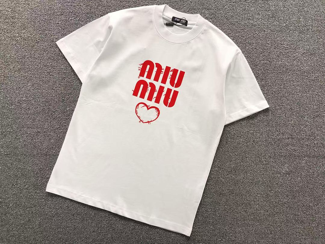 Miu Miu 115 M⭐U T-SHIRT 41072506133 (Im 170Cm 60Kg I Wear Size M In The Phot) - Image 7