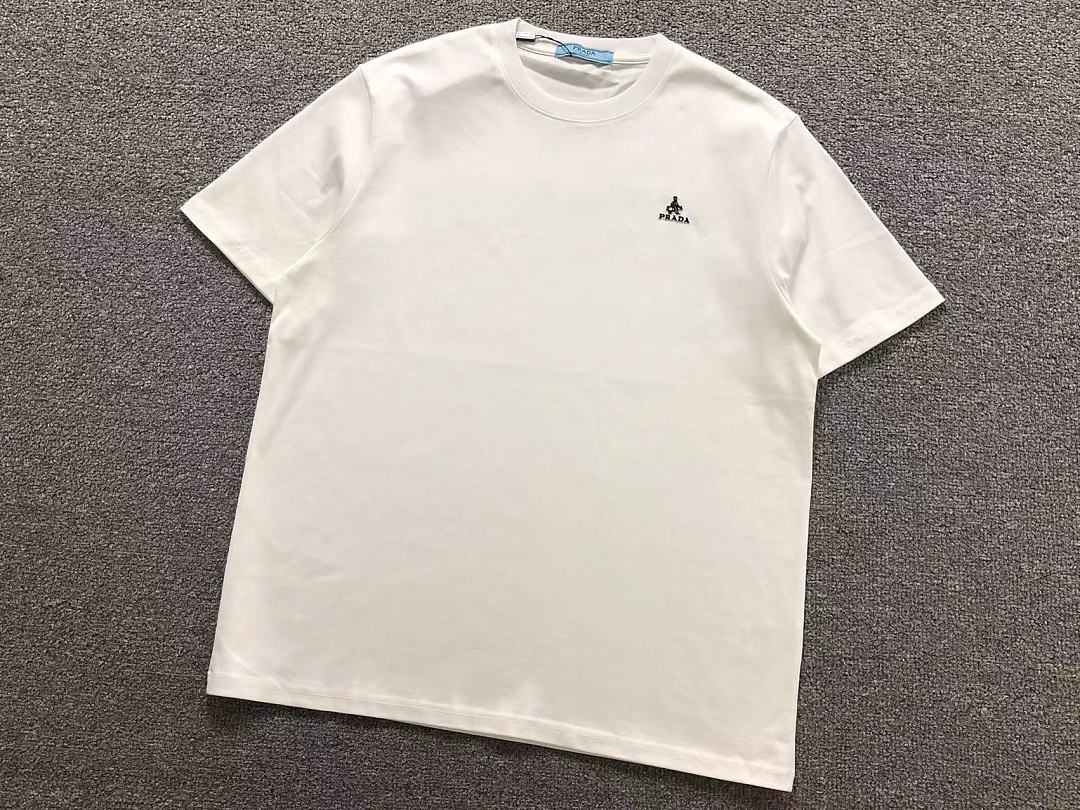 Prada 135 P⭐A⭐A T-SHIRT 2206260304 (Im 170Cm 60Kg I Wear Size 2XL In The Phot) - Image 10
