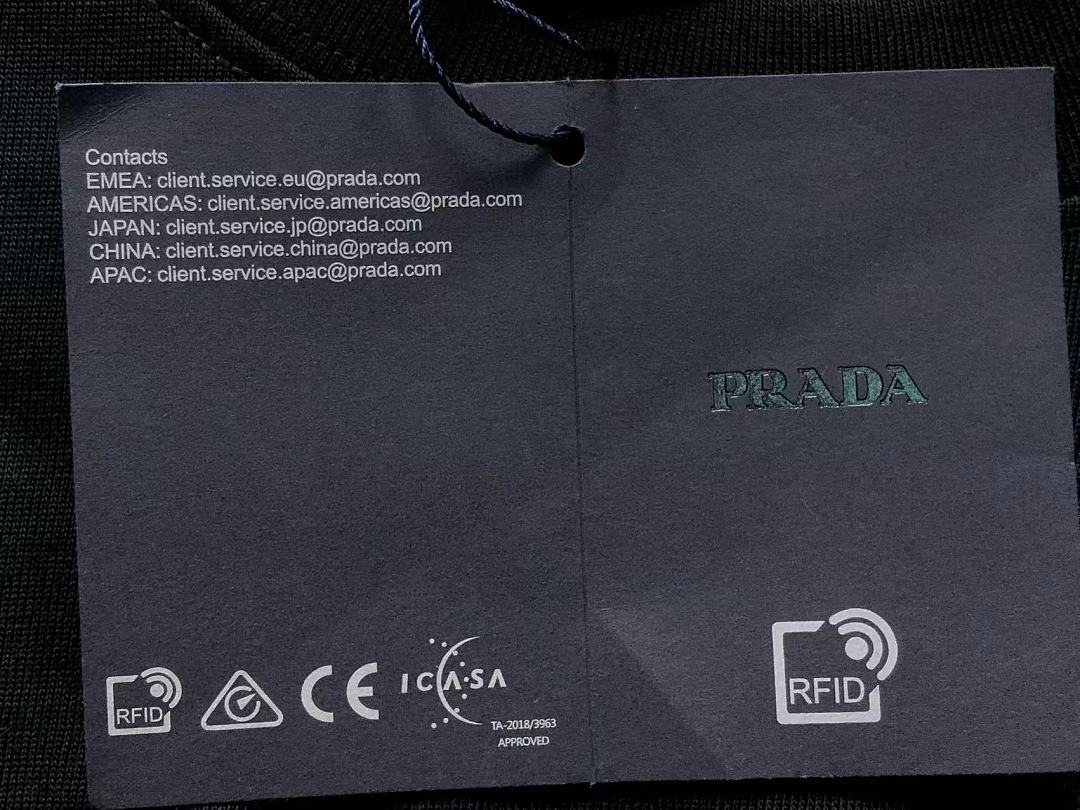 Prada 115 P⭐A⭐A T-SHIRT 3205030521 (Im 170Cm 60Kg I Wear Size L In The Phot) - Image 17
