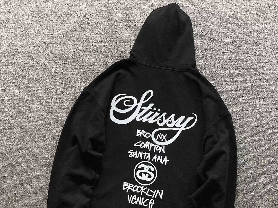 Stussy 129 STUSSY HOODIE 52082502123 (Im 170Cm 60Kg I Wear Size L In The Phot) - Image 15