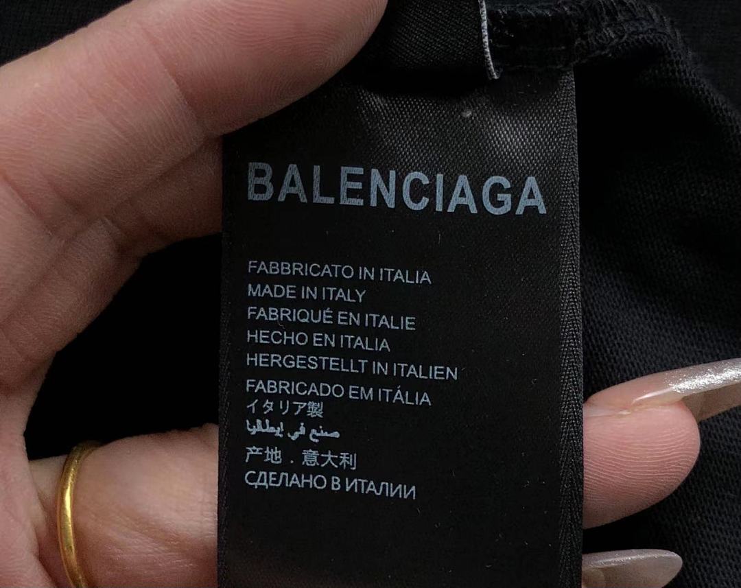 Balenciaga 95 B⭐L⭐⭐⭐IA⭐A T-SHIRT 502172681 (Im 170Cm 57Kg I Wear Size 1 In The Phot) - Image 21