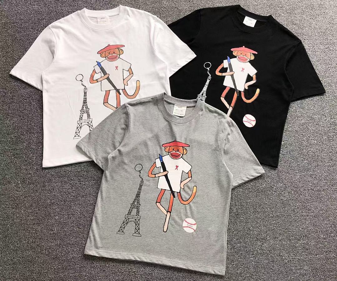 AMI 85 AMI T-SHIRT 413122179 (Im 170Cm 60Kg I Wear Size S In The Phot) - Image 5