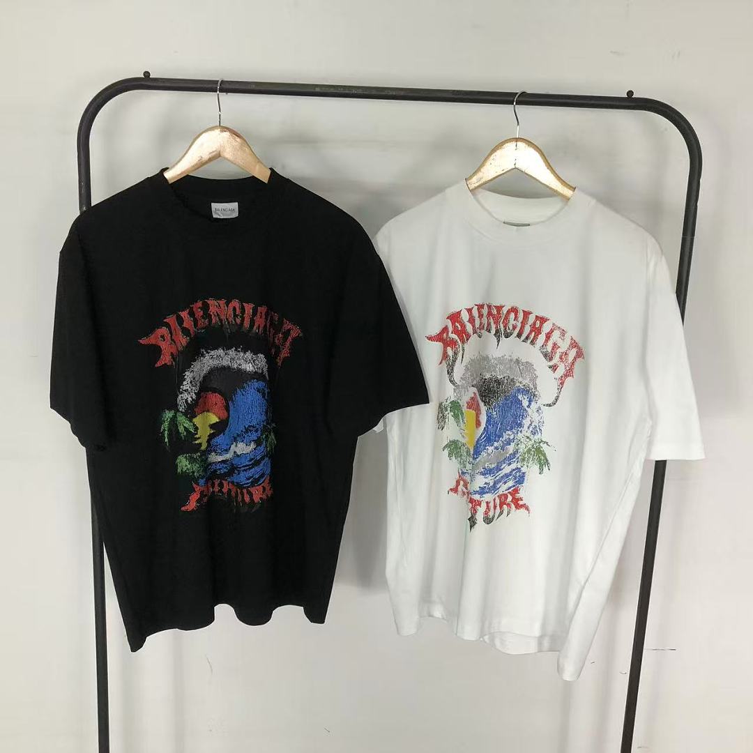 Balenciaga 129 B⭐L⭐⭐⭐IA⭐A T-SHIRT 3206171821 (Im 170Cm 60Kg I Wear Size S In The Phot) - Image 26