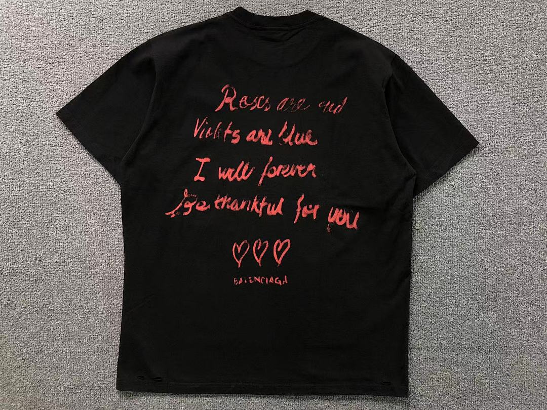 Balenciaga 115 B⭐L⭐⭐⭐IA⭐A T-SHIRT 5212220136 (Im 170Cm 60Kg I Wear Size L In The Phot) - Image 10