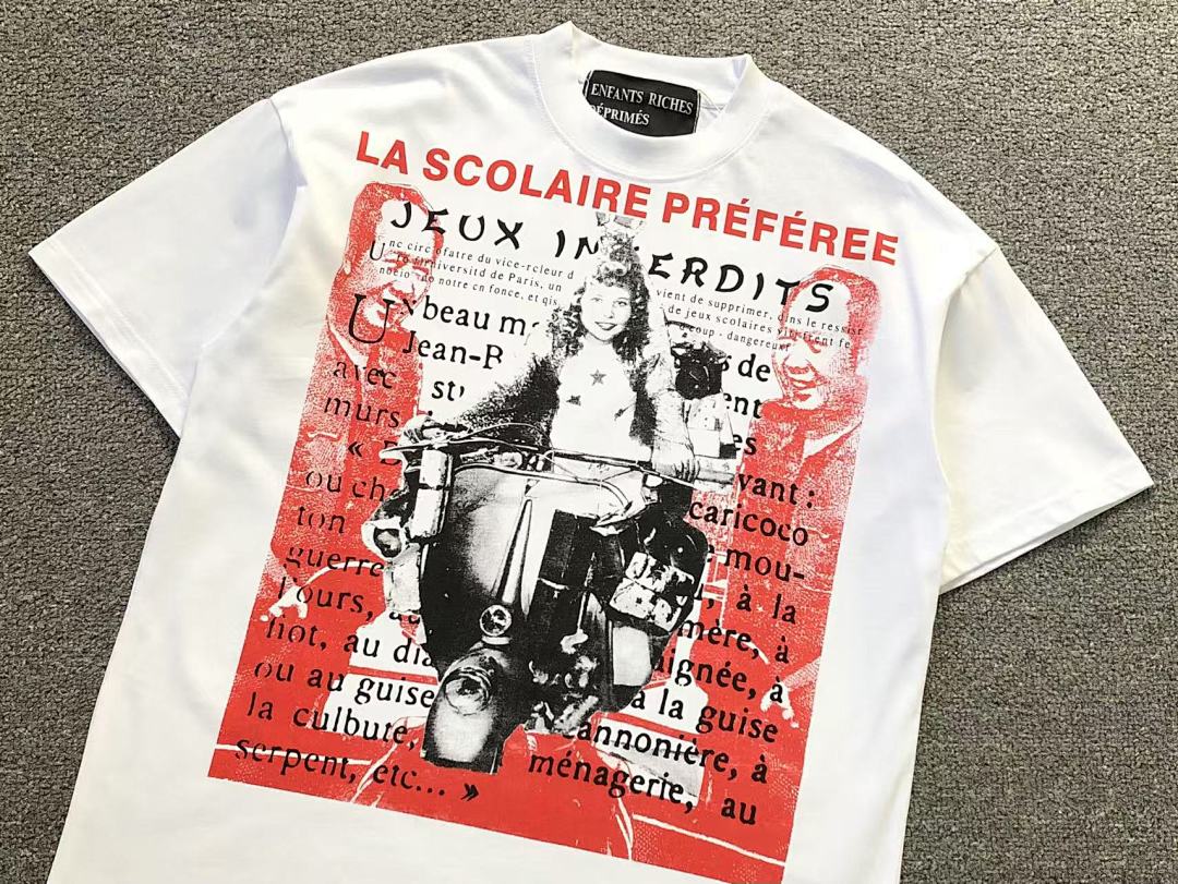 Chanel 88 ENFANTS RICHES DEPRIMES T-SHIRT 5122423162 (Im 170Cm 60Kg I Wear Size M In The Phot) - Image 7