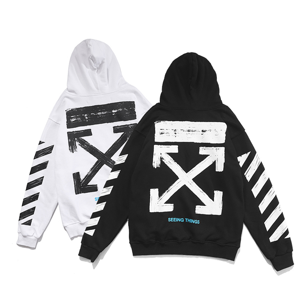 Off-White 98 OFF-WHITE (WHITE HOODIE) - Image 3