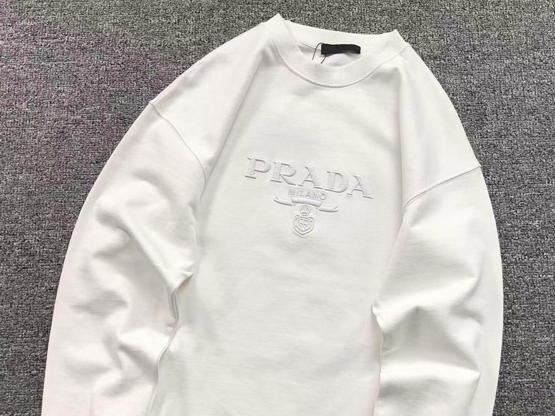 Prada 128 P⭐A⭐A HOODIE 510117981 (Im 170Cm 60Kg I Wear Size S In The Phot) - Image 11