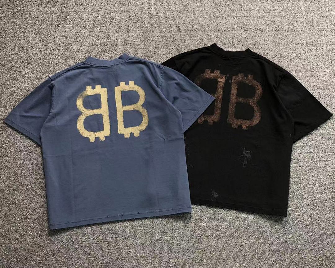 Balenciaga 125 B⭐L⭐⭐⭐IA⭐A T-SHIRT 42032302163 (Im 170Cm 60Kg I Wear Size XS In The Phot) - Image 5