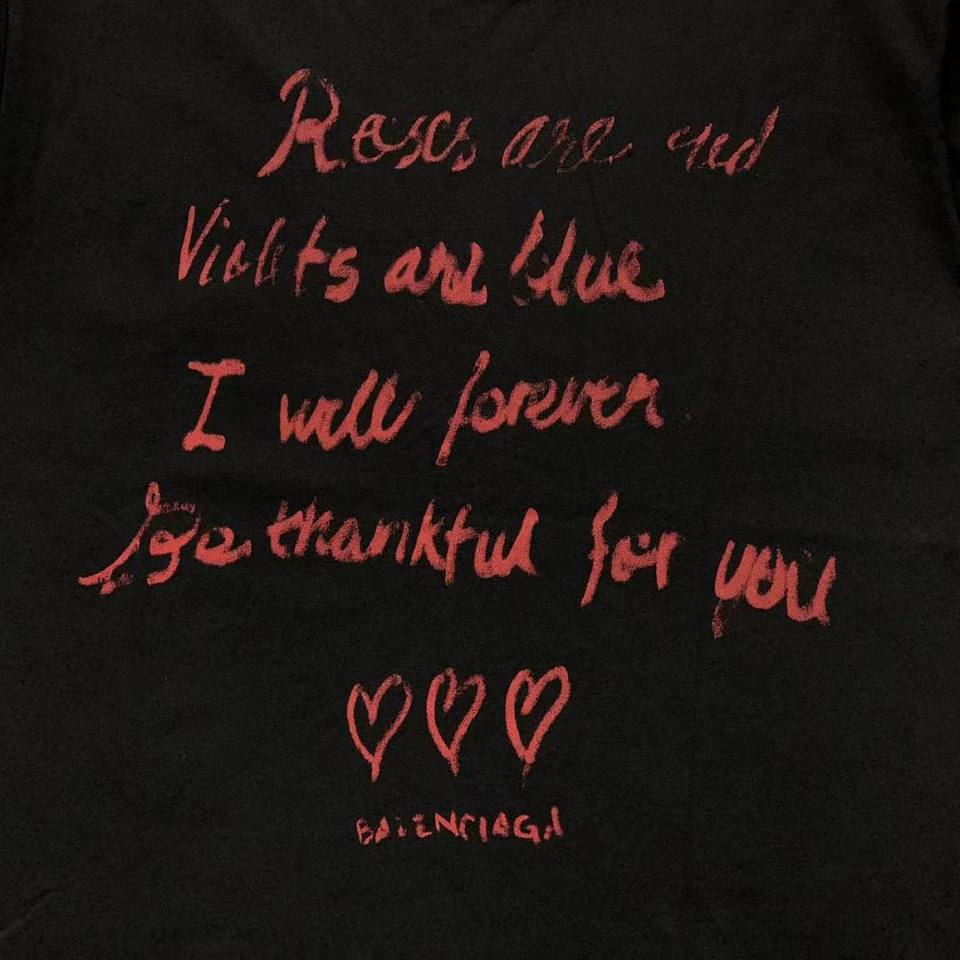 Balenciaga 115 B⭐L⭐⭐⭐IA⭐A T-SHIRT 5212220136 (Im 170Cm 60Kg I Wear Size L In The Phot) - Image 13