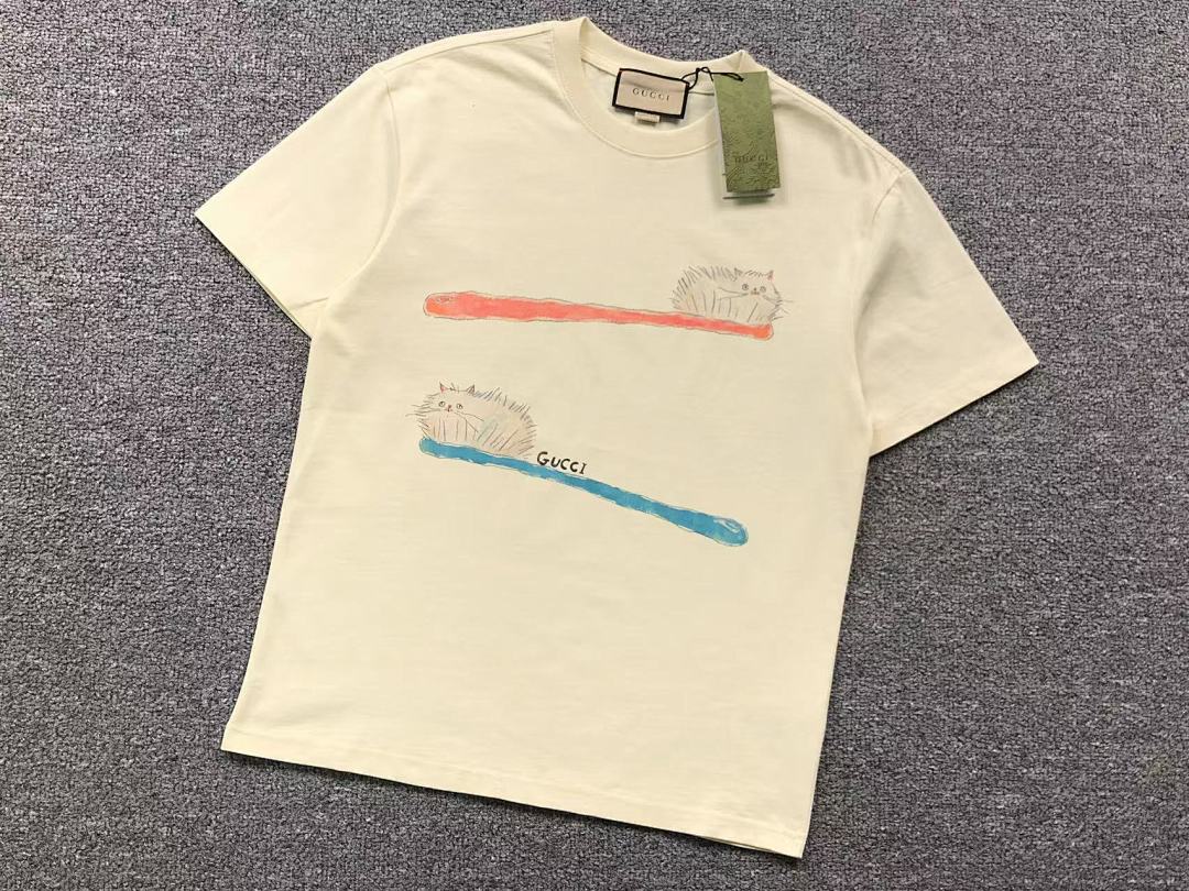 Gucci 85 G⭐C⭐I T-SHIRT 5042621101 (Im 170Cm 60Kg I Wear Size S In The Phot) - Image 6