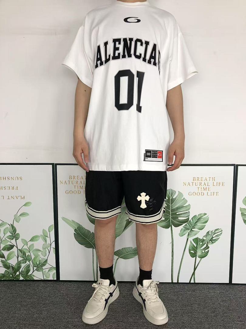 Balenciaga 138 B⭐L⭐⭐⭐IA⭐A T-SHIRT 413290377 (Im 170Cm 60Kg I Wear Size S In The Phot) - Image 3