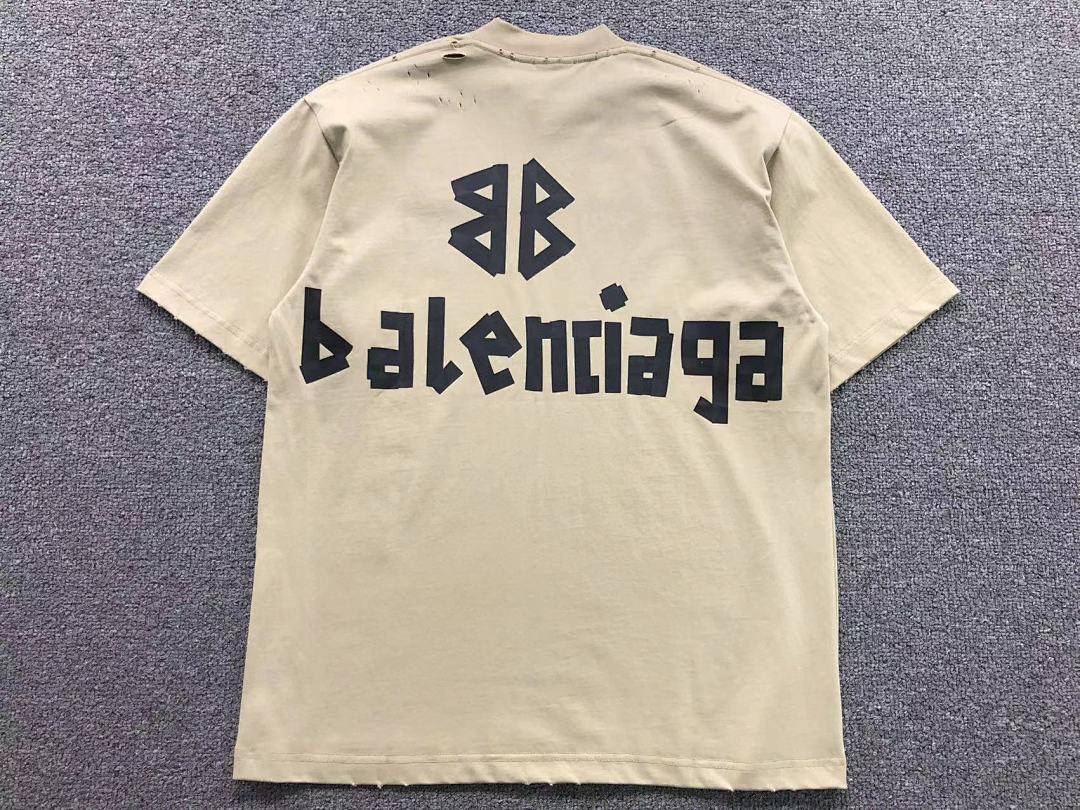 Balenciaga 128 B⭐L⭐⭐⭐IA⭐A T-SHIRT 3108082121 (Im 170Cm 60Kg I Wear Size S In The Phot) - Image 5