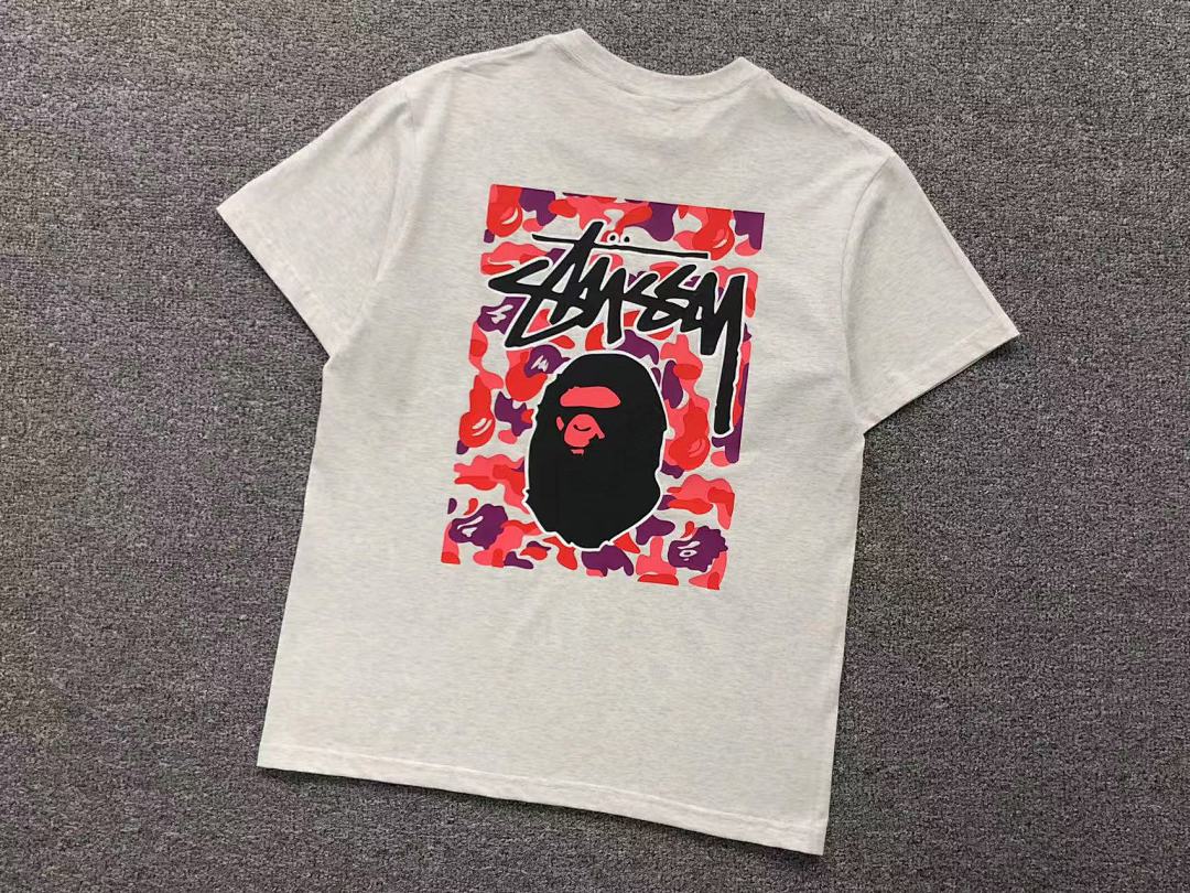 Bape 79 BAPE STUSSY T-SHIRT 411183542 (Im 170Cm 57Kg I Wear Size S In The Phot) - Image 19