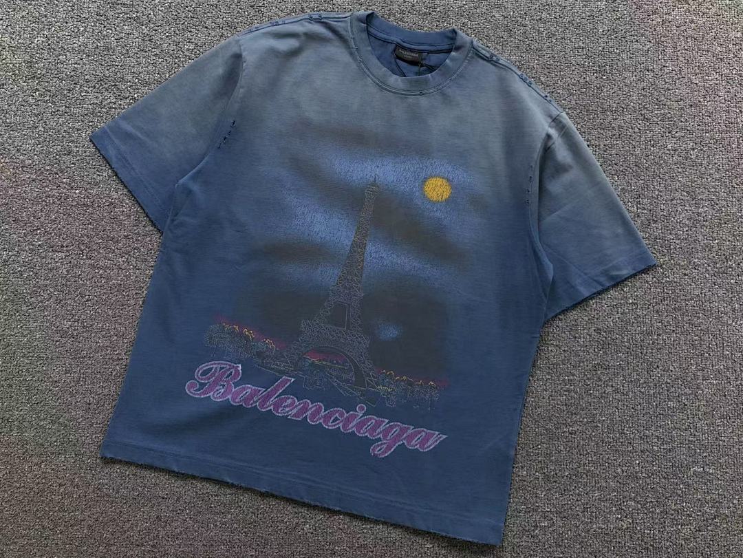 Balenciaga 138 B⭐L⭐⭐⭐IA⭐A T-SHIRT 42032805163 (Im 170Cm 60Kg I Wear Size XS In The Phot) - Image 6