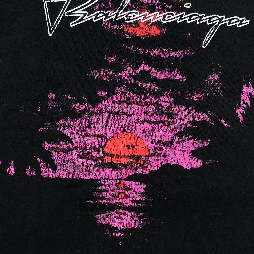 Balenciaga 135 B⭐L⭐⭐⭐IA⭐A T-SHIRT 42071710163 (Im 170Cm 60Kg I Wear Size S In The Phot) - Image 10