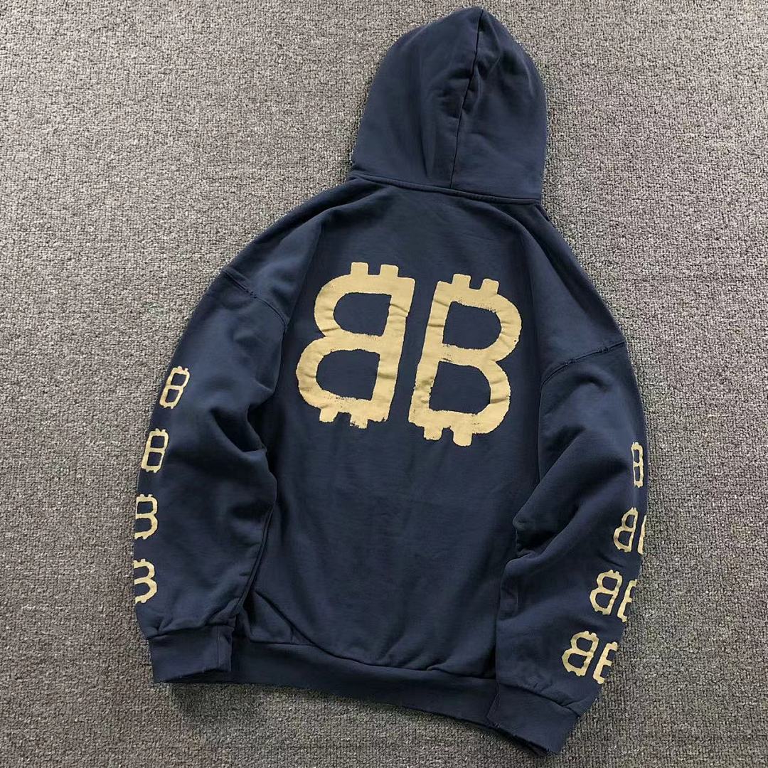 Balenciaga Balenciaga 245 B⭐L⭐⭐⭐IA⭐A HOODIE 4122704163 (Im 170Cm 60Kg I Wear Size XS In The Phot), photo 1