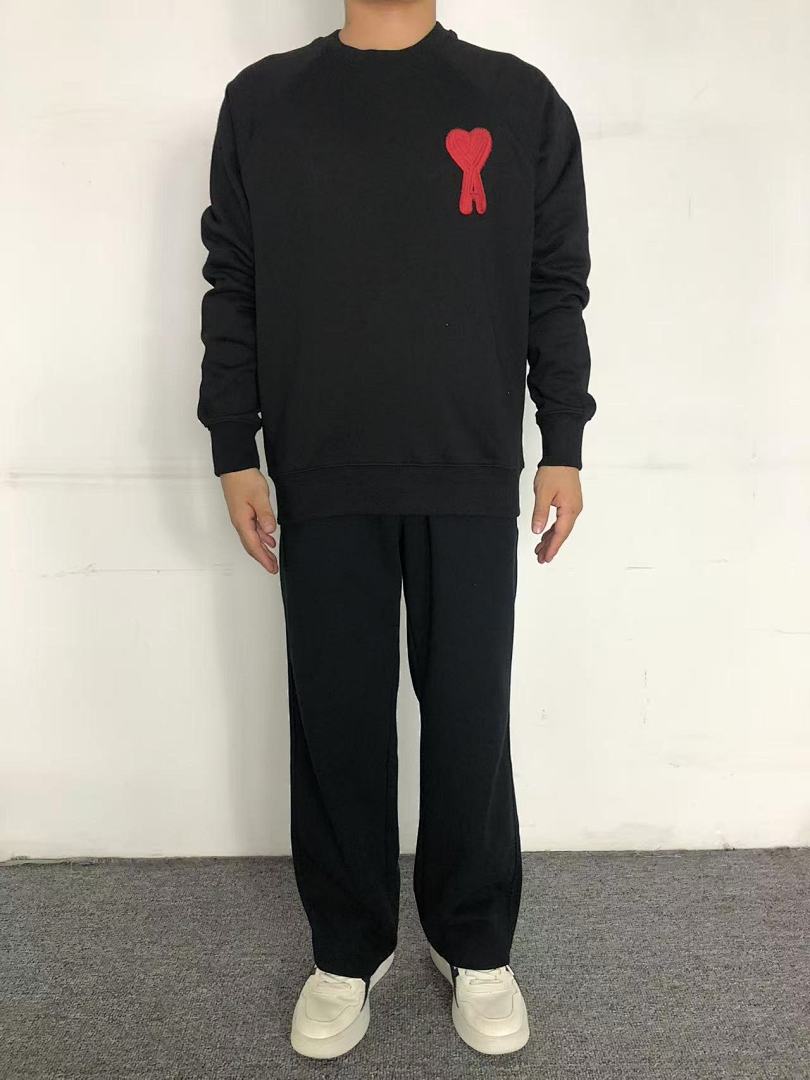 AMI 118 AMI HOODIE 3109110421 (Im 170Cm 60Kg I Wear Size M In The Phot) - Image 3