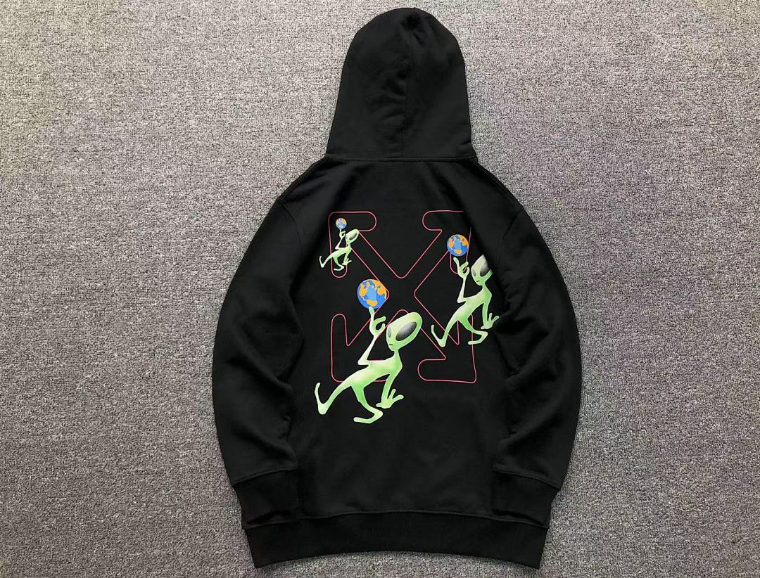 Off-White 168 OFF-WHITE HOODIE 312171319 (Im 170Cm 55Kg I Wear Size L In The Phot) - Image 5