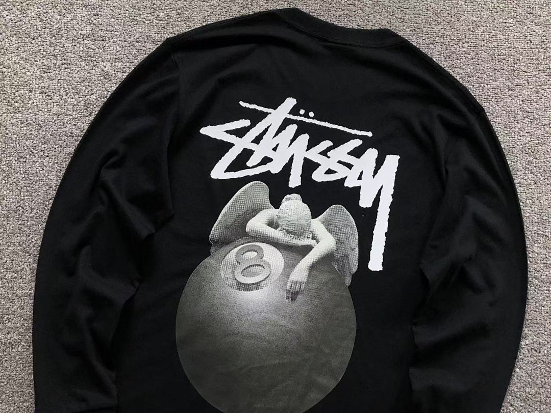 Stussy 95 STUSSY LONG SLEEVED 582017123 (Im 170Cm 60Kg I Wear Size M In The Phot) - Image 9