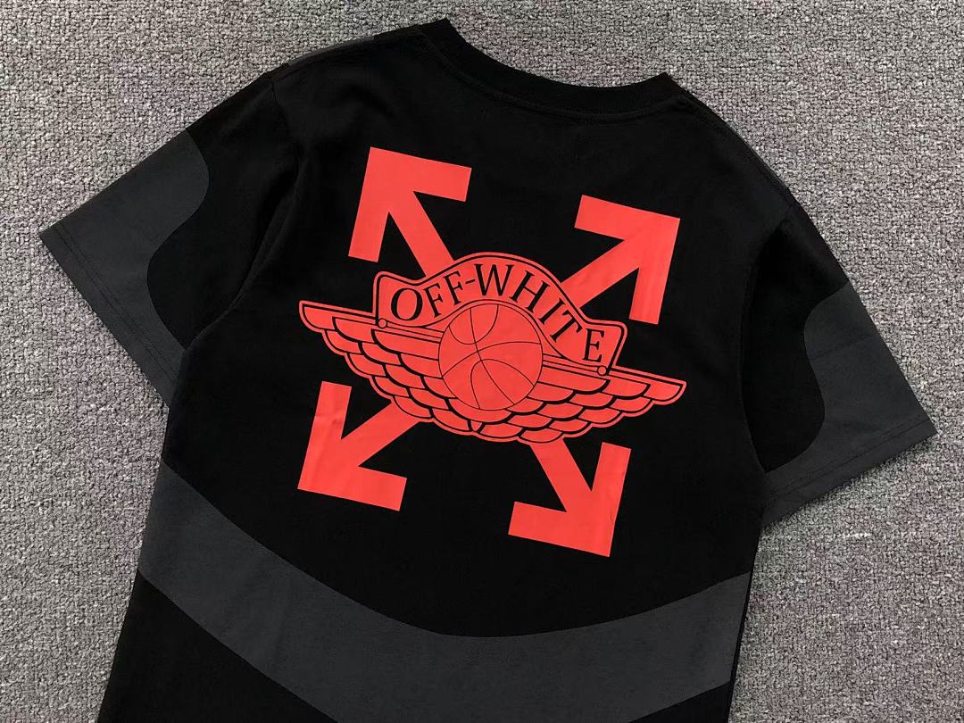Air Jordan 108 OFF-WHITE A⭐R J⭐R⭐AN T-SHIRT 2713 503032919 (Im 170Cm 55Kg I Wear Size S In The Phot) - Image 7