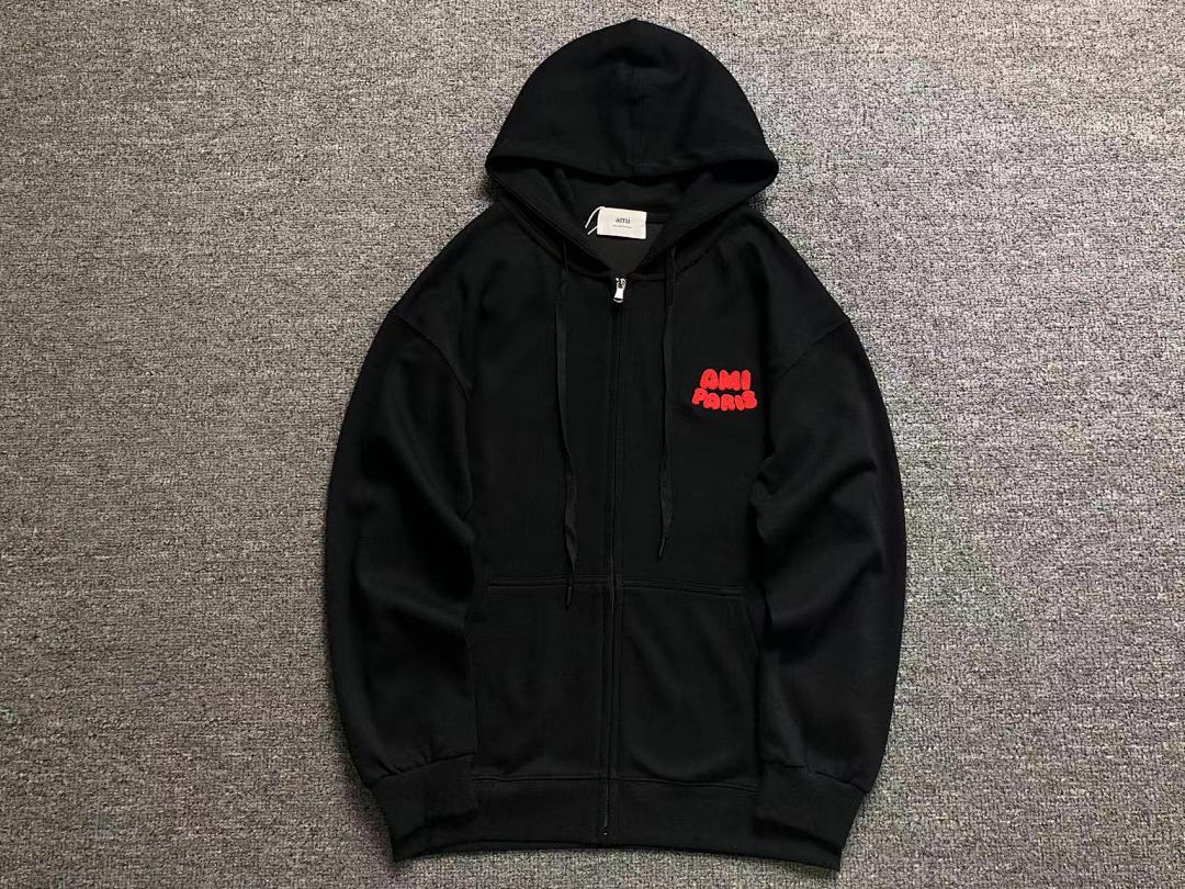 Unbranded 215 AMI HOODIE 2110213001 (Im 170Cm 60Kg I Wear Size L In The Phot) - Image 7