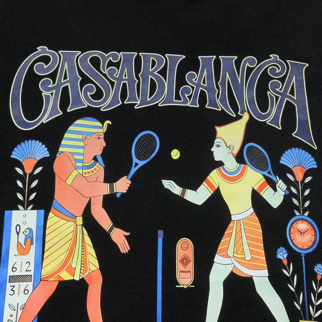 Casablanca 105 CASABLANCA T-SHIRT 52062601127 (Im 170Cm 60Kg I Wear Size L In The Phot) - Image 10
