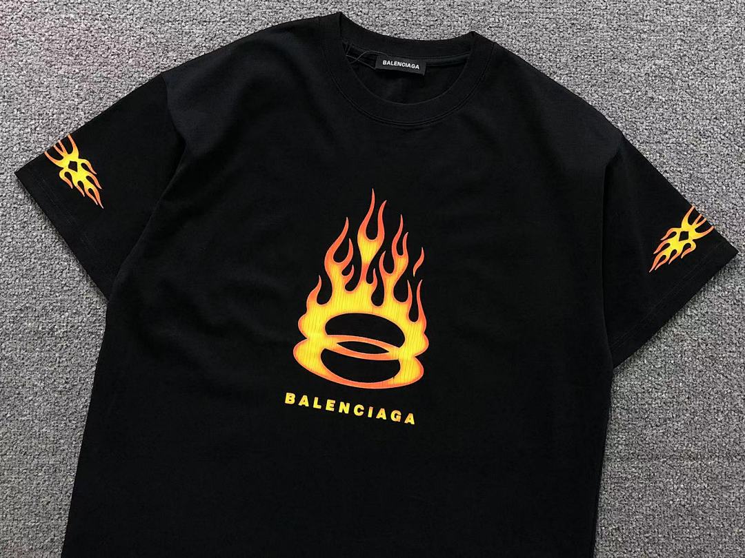 Balenciaga 118 B⭐L⭐⭐⭐IA⭐A T-SHIRT 3112311421 (Im 170Cm 60Kg I Wear Size M In The Phot) - Image 11