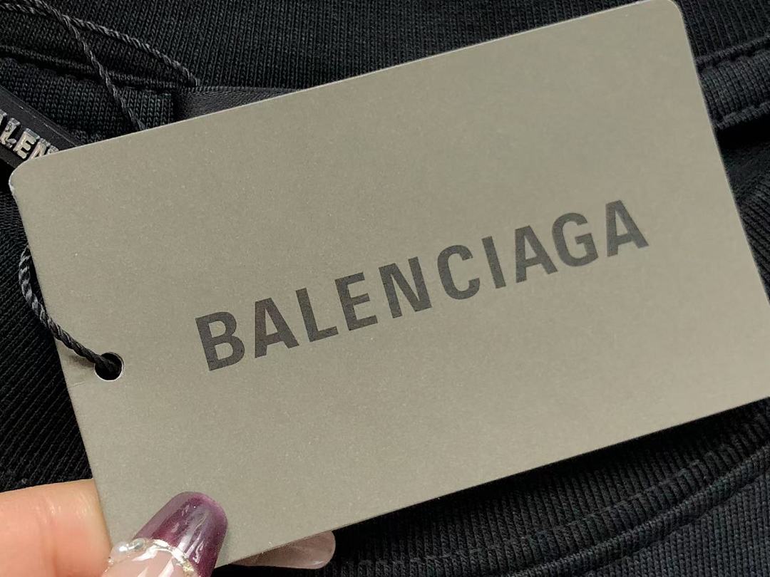 Balenciaga 115 B⭐L⭐⭐⭐IA⭐A T-SHIRT 3201300421 (Im 170Cm 60Kg I Wear Size M In The Phot) - Image 26