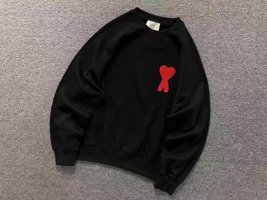 AMI 128 AMI HOODIE 3107080621 (Im 170Cm 60Kg I Wear Size S In The Phot) - Image 8