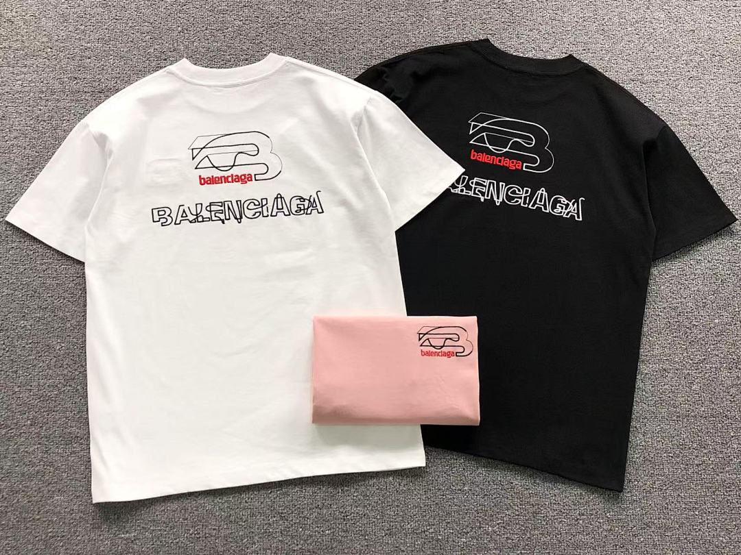 Balenciaga 108 B⭐L⭐⭐⭐IA⭐A T-SHIRT 2162308125 (Im 170Cm 60Kg I Wear Size S In The Phot) - Image 5
