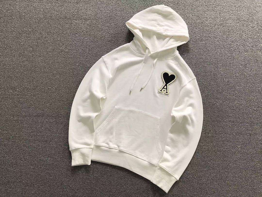 AMI 188 AMI HOODIE 304 22082706001 (Im 170Cm 60Kg I Wear Size M In The Phot) - Image 8