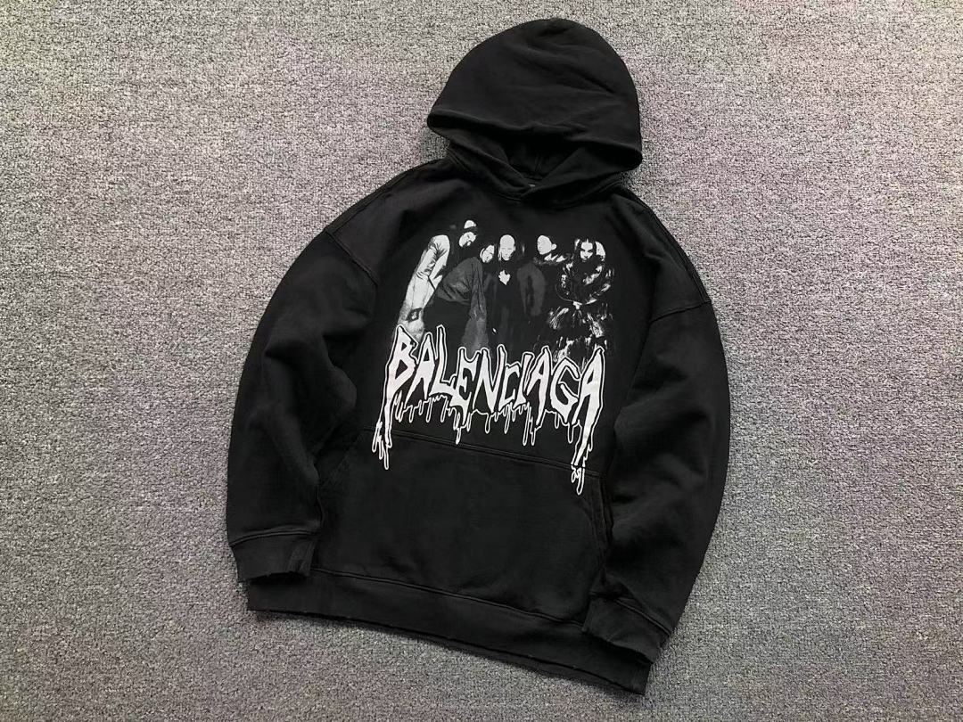 Balenciaga 265 B⭐L⭐⭐⭐IA⭐A HOODIE 4122724163 (Im 170Cm 60Kg I Wear Size XS In The Phot) - Image 6