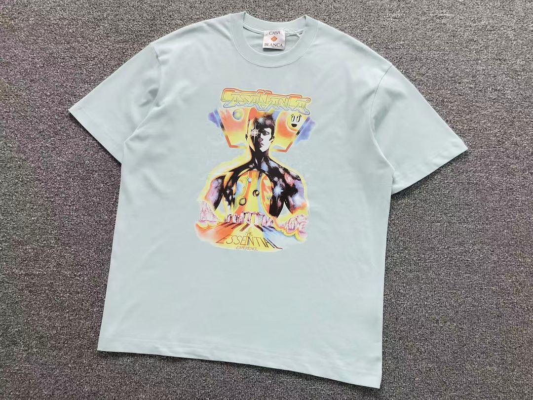 Casablanca 105 CASABLANCA T-SHIRT 52071801127 (Im 170Cm 60Kg I Wear Size L In The Phot) - Image 10