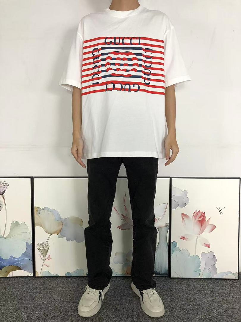 Gucci 135 G⭐C⭐I T-SHIRT 22050708125 (Im 170Cm 60Kg I Wear Size S In The Phot) - Image 3