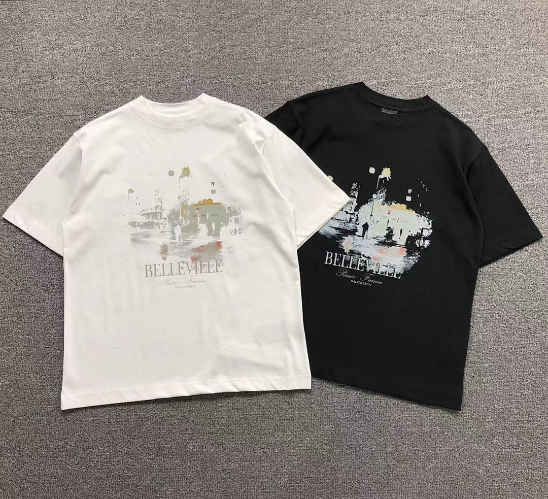 Balenciaga 95 B⭐L⭐⭐⭐IA⭐A T-SHIRT 502171181 (Im 170Cm 57Kg I Wear Size 1 In The Phot)