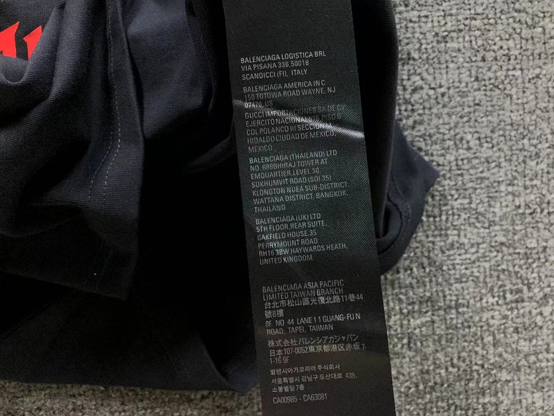 Balenciaga 125 B⭐L⭐⭐⭐IA⭐A T-SHIRT 42041307163 (Im 170Cm 60Kg I Wear Size XS In The Phot) - Image 23