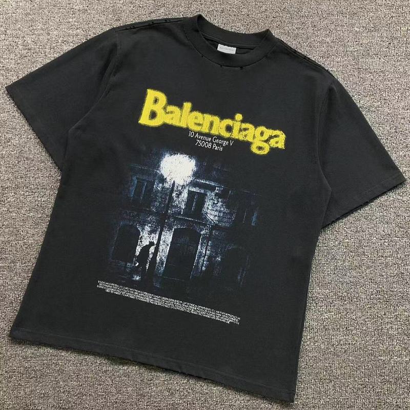 Balenciaga 139 B⭐L⭐⭐⭐IA⭐A T-SHIRT 42062006163 (Im 170Cm 60Kg I Wear Size XS In The Phot)