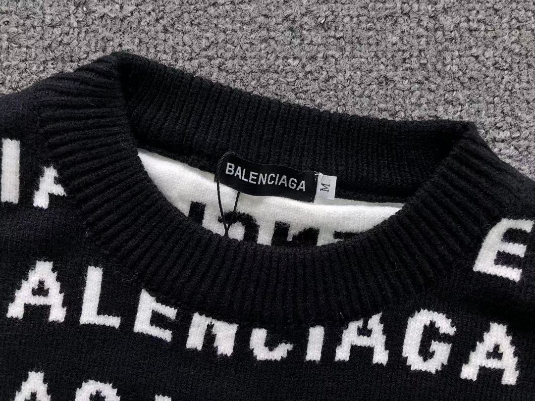 Balenciaga 138 B⭐L⭐⭐⭐IA⭐A SWEATER 41101325146 (Im 170Cm 60Kg I Wear Size M In The Phot) - Image 15
