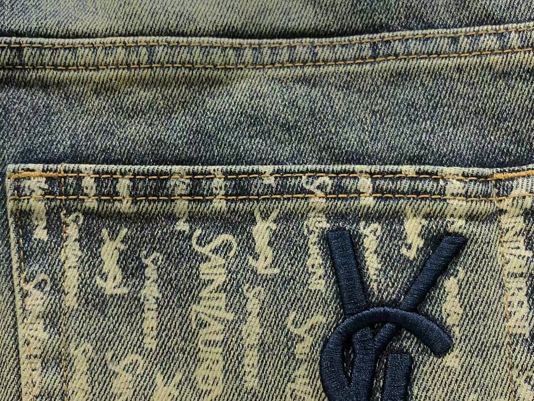 Saint Laurent 175 SA⭐⭐T ⭐⭐U⭐⭐NT TROUSRES 2207081601 S6923 (Im 170Cm 60Kg I Wear Size 33 In The Phot) - Image 16