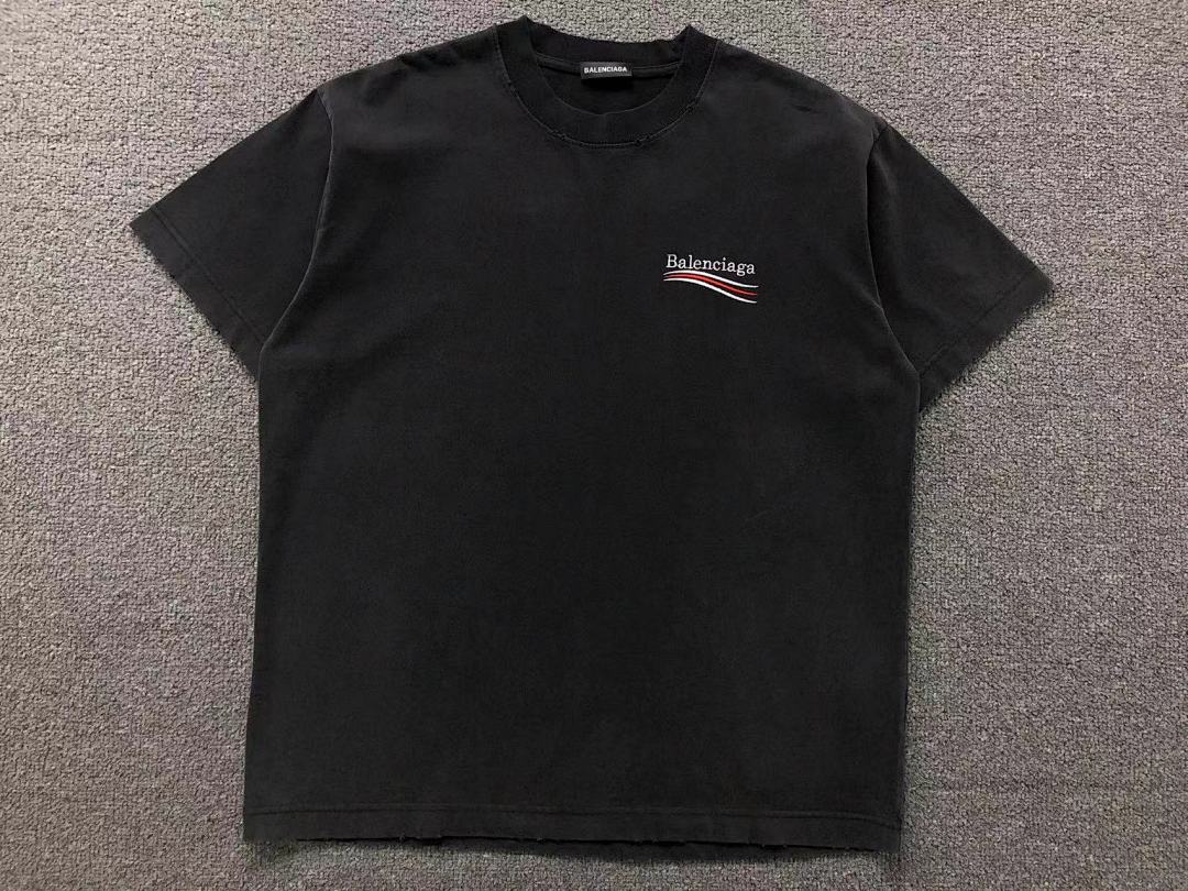 Balenciaga 118 B⭐L⭐⭐⭐IA⭐A T-SHIRT 42013113133 (Im 170Cm 60Kg I Wear Size 2XL In The Phot) - Image 15