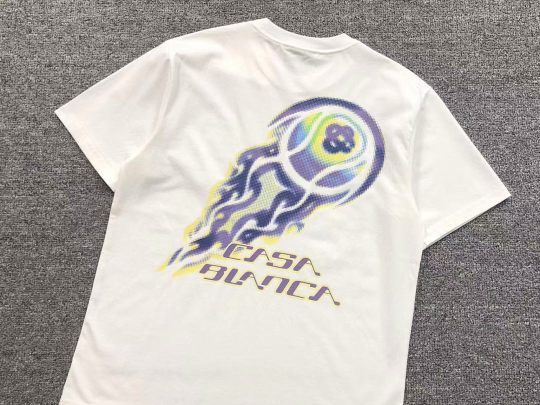 Casablanca 128 CASABLANCA T-SHIRT 3101051721 (Im 170Cm 60Kg I Wear Size M In The Phot) - Image 8