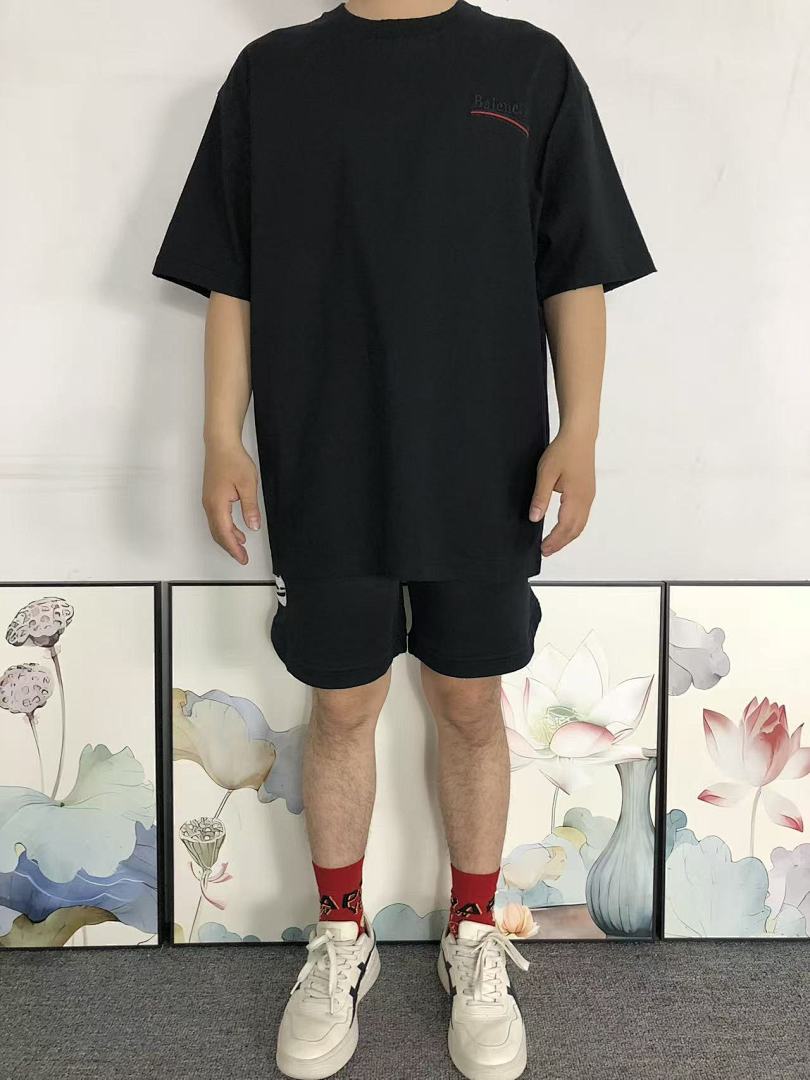 Balenciaga 98 B⭐L⭐⭐⭐IA⭐A T-SHIRT 5233023127 (Im 170Cm 60Kg I Wear Size XL In The Phot) - Image 3