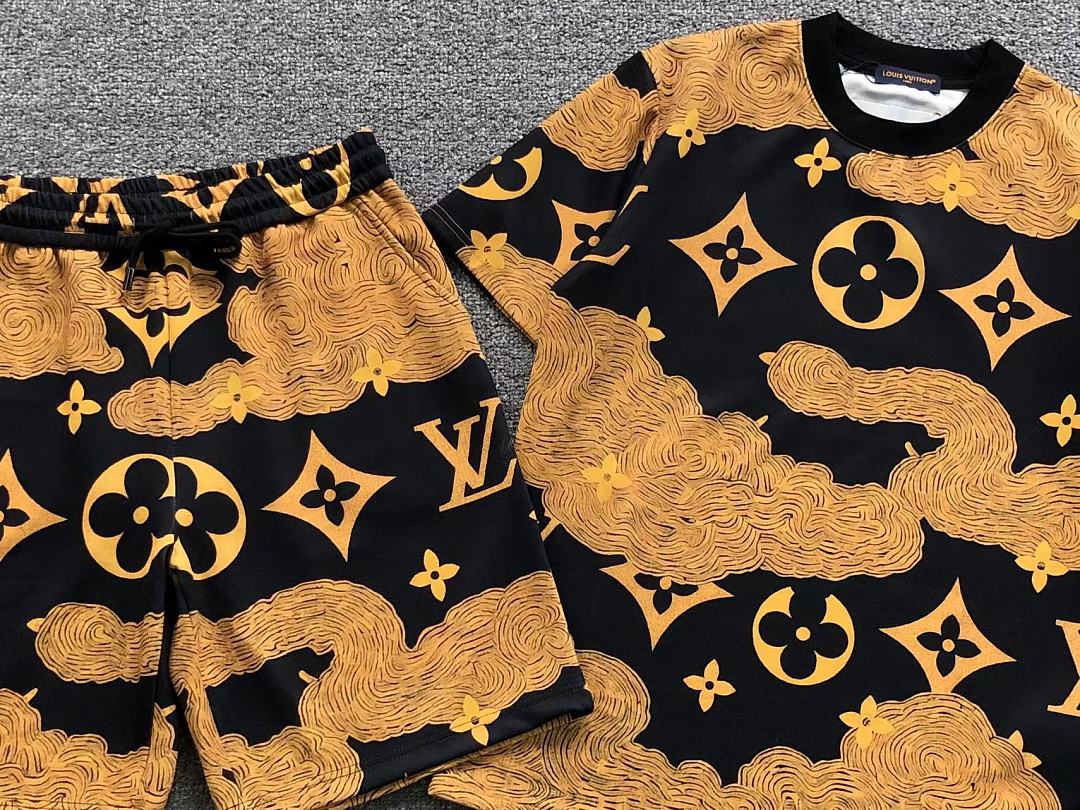 Louis Vuitton SHORTS175 L⭐ T-SHIRT SHORTS 22050510125 (Im 170Cm 60Kg I Wear Size L In The Phot) - Image 7