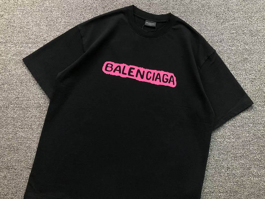 Balenciaga 98 B⭐L⭐⭐⭐IA⭐A T-SHIRT 3203070103 (Im 170Cm 60Kg I Wear Size M In The Phot) - Image 19