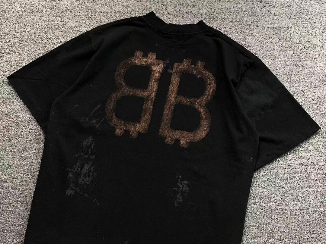 Balenciaga 125 B⭐L⭐⭐⭐IA⭐A T-SHIRT 42032302163 (Im 170Cm 60Kg I Wear Size XS In The Phot) - Image 12