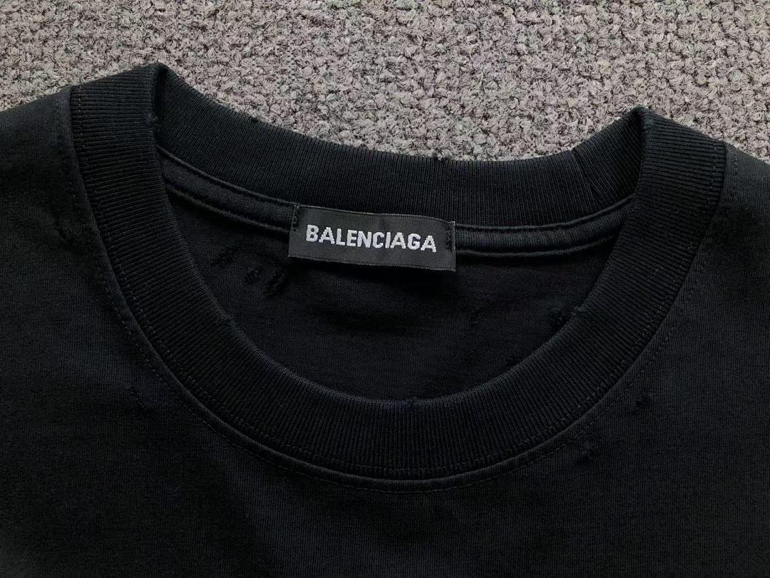 Balenciaga 98 B⭐L⭐⭐⭐IA⭐A T-SHIRT 5233020127 (Im 170Cm 60Kg I Wear Size XL In The Phot) - Image 19