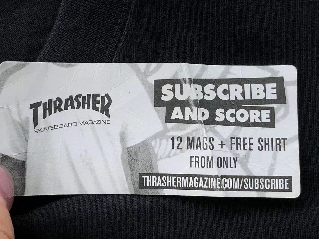 Thrasher 68 THRASHER T-SHIRT 41060903121 (Im 170Cm 60Kg I Wear Size M In The Phot) - Image 16