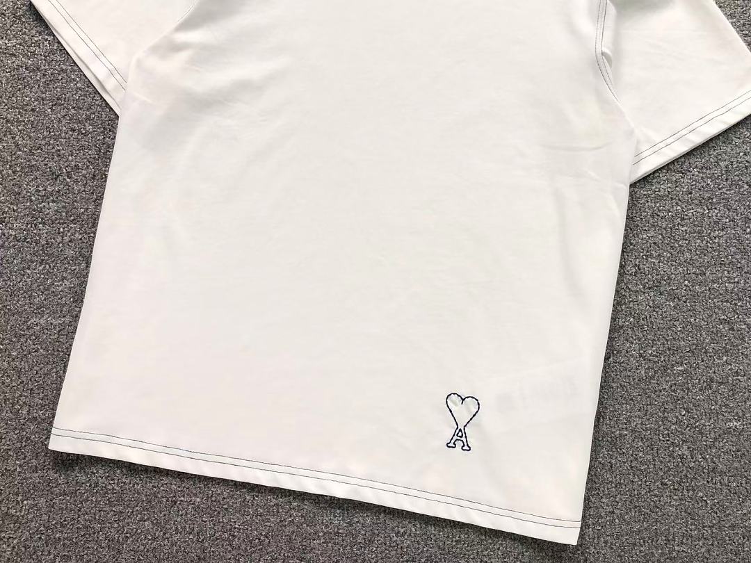 AMI 125 AMI T-SHIRT 4205081277 (Im 170Cm 60Kg I Wear Size M In The Phot) - Image 8